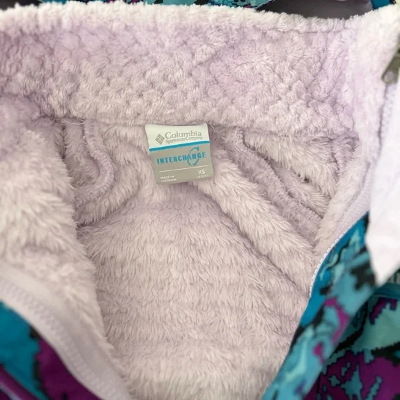 Columbia Blue and Purple Interchangeable Patterned Jacket - Picture 5 of 8
